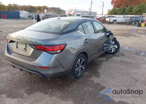 2021 Nissan Sentra Sv Xtronic Cvt из США, поврежденный, VIN 3N1AB8CV0MY256738